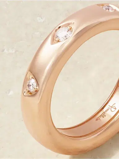 Pomellato Iconica Extra Slim 18-karat Rose Gold Diamond Ring | Thumbnail 4 Pomellato Iconica Extra Slim 18-karat Rose Gold Diamond Ring | Thumbnail 4