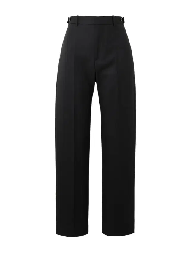Wool Straight-leg Pants