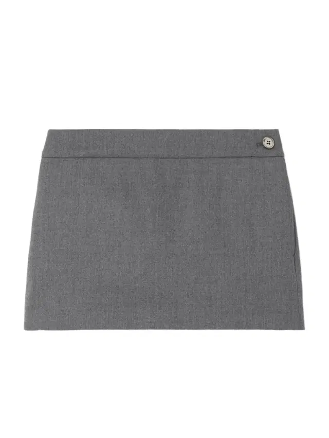 Wool-blend Twill Mini Skirt