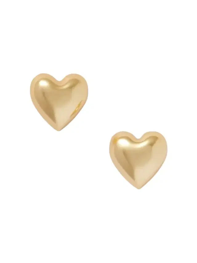 Roxanne Assoulin Heart & Soul Gold-tone Earrings