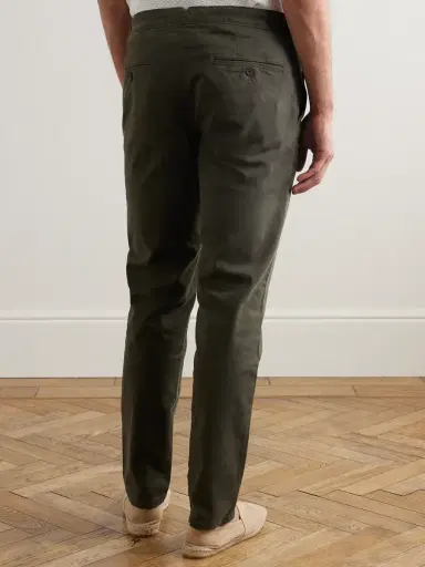 Orlebar Brown Fallon Straight-Leg Organic Cotton-Blend Twill Trousers - Men | Thumbnail 4