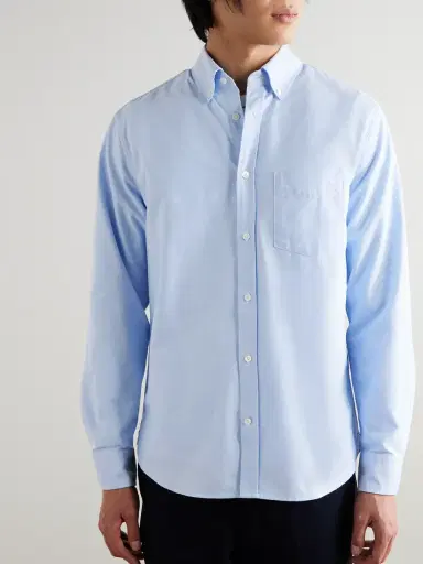MR P. Button-Down Collar Organic Cotton Oxford Shirt - Men | Thumbnail 3 MR P. Button-Down Collar Organic Cotton Oxford Shirt - Men | Thumbnail 3