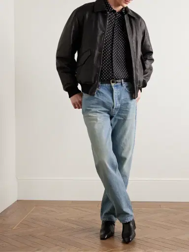 Saint Laurent Mick Straight-Leg Jeans - Men | Thumbnail 2