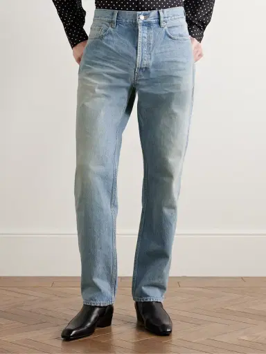 Saint Laurent Mick Straight-Leg Jeans - Men | Thumbnail 3
