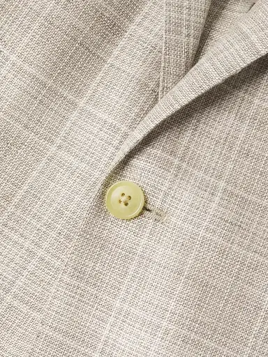Corneliani Men's Textured Virgin Wool Jacket - Natural | Thumbnail 6 Corneliani Men's Textured Virgin Wool Jacket - Natural | Thumbnail 6