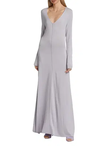 Lafayette 148 New York Women's Ballet Studio Maxi Dress - Aster | Thumbnail 2