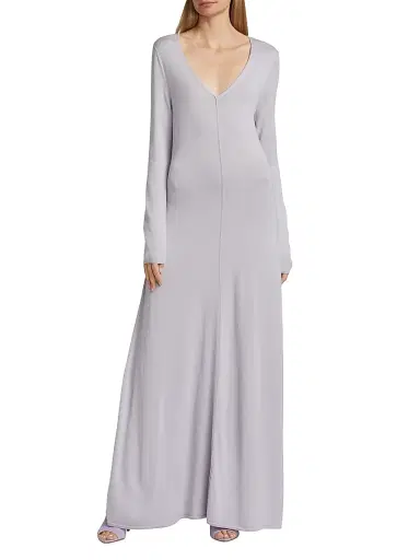 Lafayette 148 New York Women's Ballet Studio Maxi Dress - Aster | Thumbnail 3