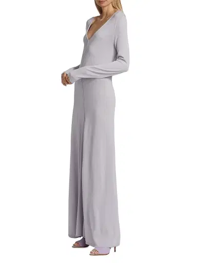 Lafayette 148 New York Women's Ballet Studio Maxi Dress - Aster | Thumbnail 4