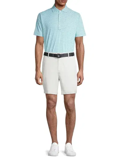 Peter Millar Men's Crown Pilot Twill Shorts - Light Grey - Size 38 | Thumbnail 2 Peter Millar Men's Crown Pilot Twill Shorts - Light Grey - Size 38 | Thumbnail 2