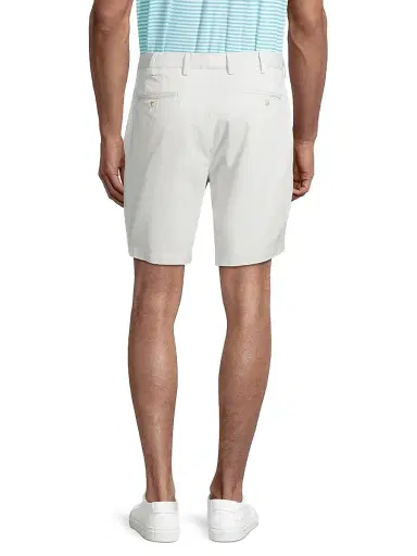 Peter Millar Men's Crown Pilot Twill Shorts - Light Grey - Size 38 | Thumbnail 5 Peter Millar Men's Crown Pilot Twill Shorts - Light Grey - Size 38 | Thumbnail 5