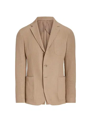 Ralph Lauren Purple Label Men's Kent Cashmere Two-Button Suit Jacket - Taupe Multi | Thumbnail 1