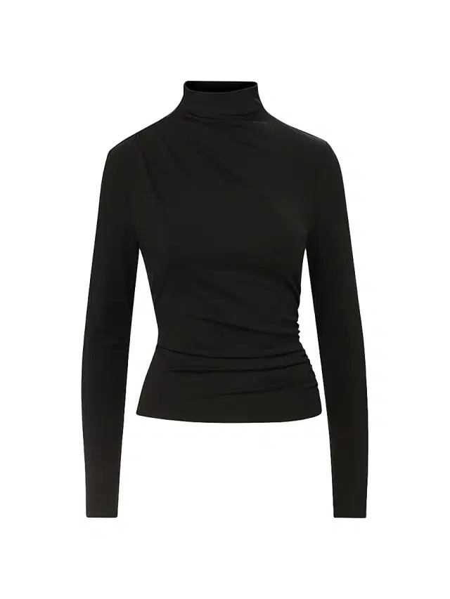 Women's Mylie Gathered Top - Black