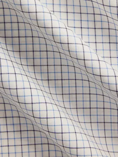 Ralph Lauren Purple Label Men's Tattersall Twill Shirt - Navy Blue | Thumbnail 1 Ralph Lauren Purple Label Men's Tattersall Twill Shirt - Navy Blue | Thumbnail 1