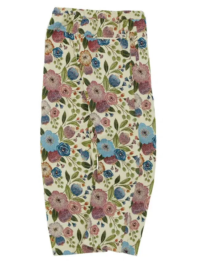 Men's Flower Jacquard Beach Pants -