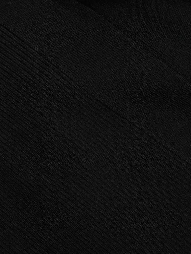 Saks Fifth Avenue Women's Cotton-Blend Cut-Out Sweater - Black - Size Small | Thumbnail 7