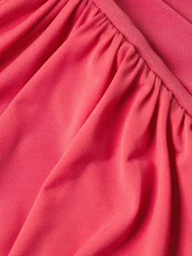 Katie May Women's Winnipeg One-Shoulder Ruched Gown - Coral - Size Large | Thumbnail 6