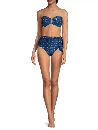 Change of Scenery Women's Denim Noir Gina Bikini Top - Denim Noir - Size Large | Thumbnail 2 Change of Scenery Women's Denim Noir Gina Bikini Top - Denim Noir - Size Large | Thumbnail 2