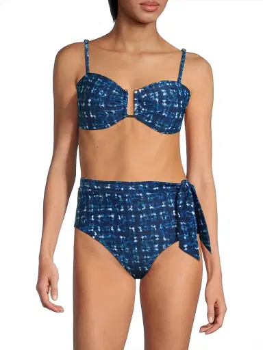 Change of Scenery Women's Denim Noir Gina Bikini Top - Denim Noir - Size Large | Thumbnail 3 Change of Scenery Women's Denim Noir Gina Bikini Top - Denim Noir - Size Large | Thumbnail 3