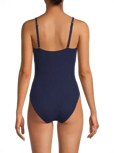 Change of Scenery Women's Juliette Texture One-Piece Swimsuit - Navy Texture - Size Large | Thumbnail 5 Change of Scenery Women's Juliette Texture One-Piece Swimsuit - Navy Texture - Size Large | Thumbnail 5