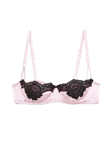 Fleur du Mal Women's x Marilyn Monroe All About Eve Silk Balconette Bra | Thumbnail 1 Fleur du Mal Women's x Marilyn Monroe All About Eve Silk Balconette Bra | Thumbnail 1