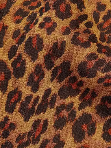 Staud Women's Leonie Leopard-Print Crop Top - Leopard | Thumbnail 7 Staud Women's Leonie Leopard-Print Crop Top - Leopard | Thumbnail 7