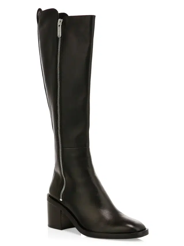 Women's Alexa Tall Leather Boots - Black