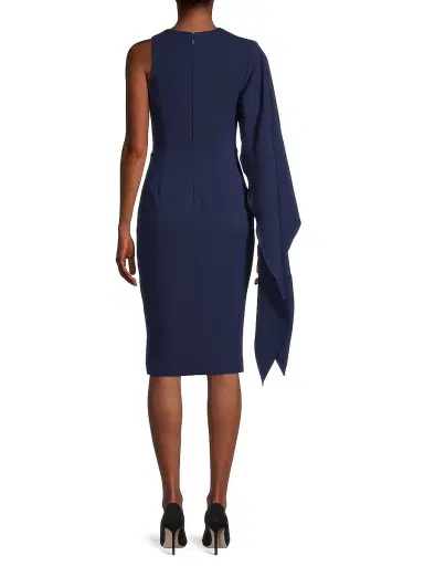 Lavish Alice Women's Gianna Cape-Sleeve Mini-Dress - Navy | Thumbnail 5