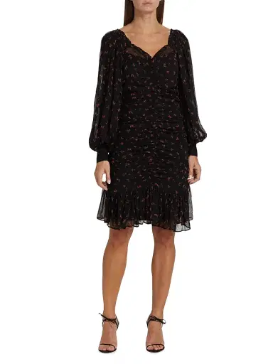 byTiMo Women's Floral Ruched Minidress - Petite Flowers | Thumbnail 3 byTiMo Women's Floral Ruched Minidress - Petite Flowers | Thumbnail 3
