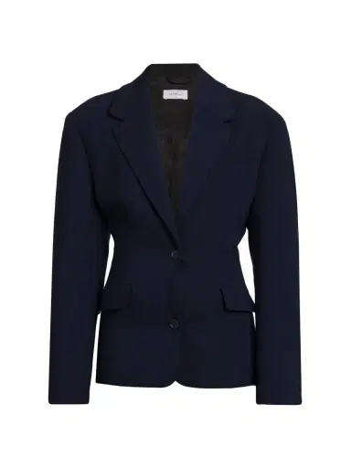 Off-White Women's Single-Breasted Wool-Blend Blazer - Cobalt Blue | Thumbnail 6 Off-White Women's Single-Breasted Wool-Blend Blazer - Cobalt Blue | Thumbnail 6