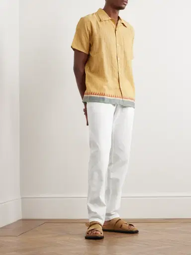 Orlebar Brown Fallon Straight-Leg Cotton-Blend Twill Trousers - Men | Thumbnail 2