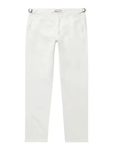 Orlebar Brown Fallon Straight-Leg Cotton-Blend Twill Trousers - Men | Thumbnail 1