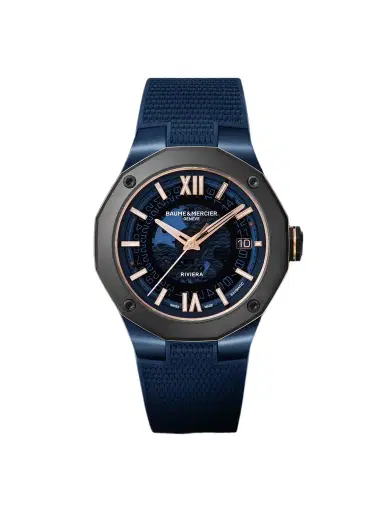 Baume & Mercier Riviera Automatic Steel Watch, Ref. 10769 - Men | Thumbnail 1 Baume & Mercier Riviera Automatic Steel Watch, Ref. 10769 - Men | Thumbnail 1