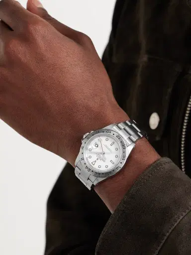 Windsor Pre-Owned 2002 Rolex Explorer II Automatic 40mm Stainless Steel Watch, Ref. No. 16570 - Men | Thumbnail 2
