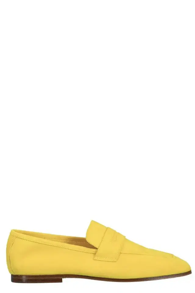 SOPHIQUE Yellow Essenziale Suede Leather Flat