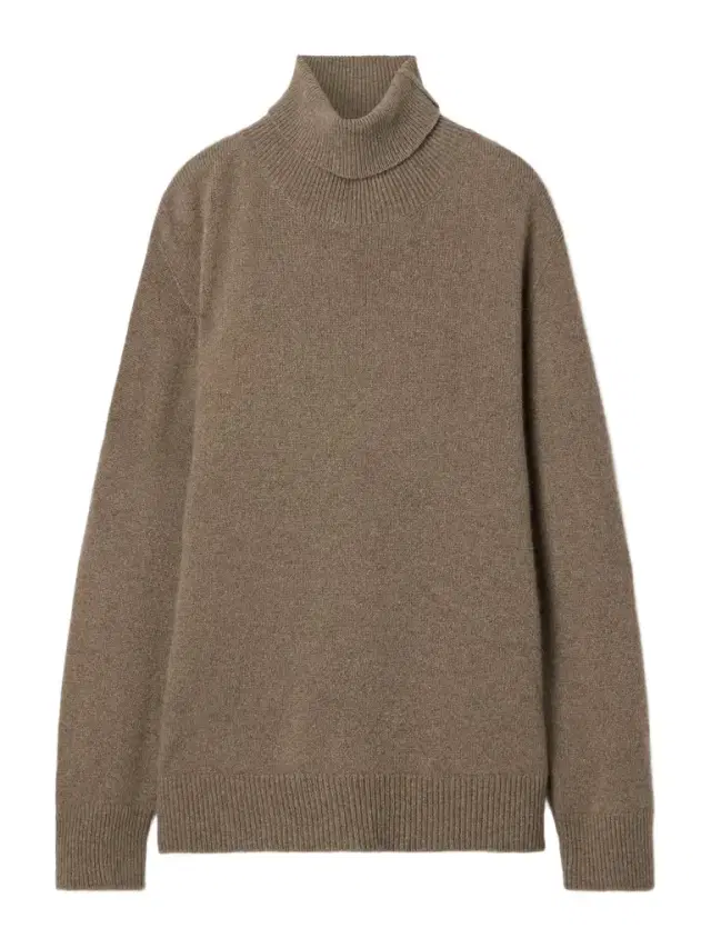 Hepny Mélange Cashmere Turtleneck Sweater