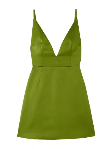 Emilia Wickstead Vero Open-back Recycled-satin Mini Dress | Thumbnail 1 Emilia Wickstead Vero Open-back Recycled-satin Mini Dress | Thumbnail 1