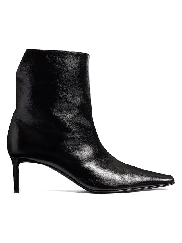 Women's Ona 55MM Leather Ankle Boots - Black