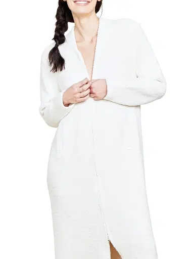 Barefoot Dreams Women's Cozychic Full Zip V-Neck Lounger | Thumbnail 5