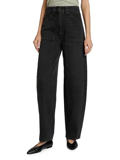 Co Women's Denim High-Waisted Balloon Jeans - Black - Size 31 | Thumbnail 3 Co Women's Denim High-Waisted Balloon Jeans - Black - Size 31 | Thumbnail 3