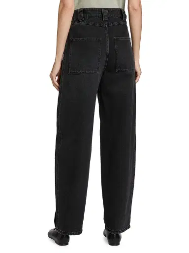 Co Women's Denim High-Waisted Balloon Jeans - Black - Size 31 | Thumbnail 5 Co Women's Denim High-Waisted Balloon Jeans - Black - Size 31 | Thumbnail 5