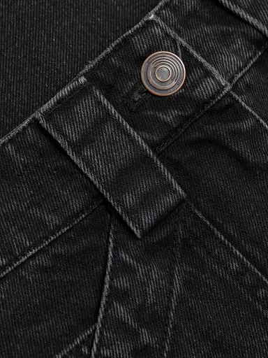 Co Women's Denim High-Waisted Balloon Jeans - Black - Size 31 | Thumbnail 7 Co Women's Denim High-Waisted Balloon Jeans - Black - Size 31 | Thumbnail 7