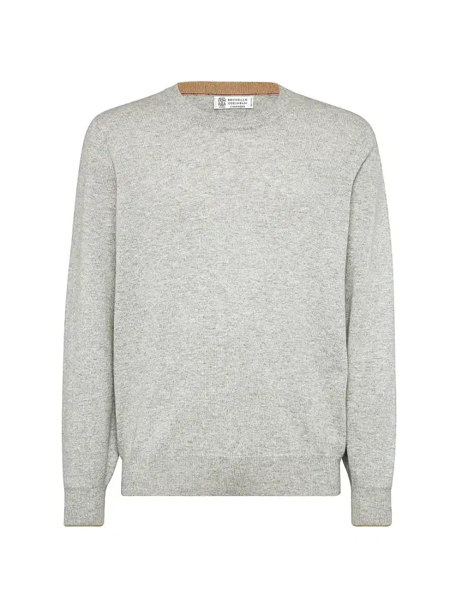 Men's Cashmere Sweater - Azure