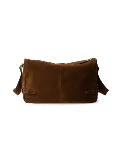 Prada Men's Suede Shoulder Bag | Thumbnail 4 Prada Men's Suede Shoulder Bag | Thumbnail 4