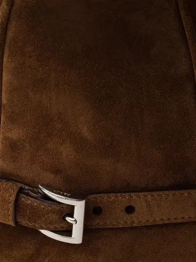 Prada Men's Suede Shoulder Bag | Thumbnail 6 Prada Men's Suede Shoulder Bag | Thumbnail 6