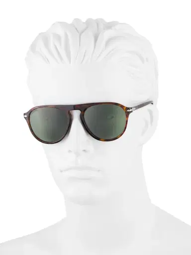 Persol Men's 55MM Aviator Sunglasses - Havana | Thumbnail 3