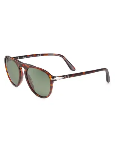 Persol Men's 55MM Aviator Sunglasses - Havana | Thumbnail 1