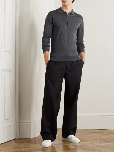 John Smedley Belper Slim-Fit Merino Wool Polo Shirt - Men | Thumbnail 2 John Smedley Belper Slim-Fit Merino Wool Polo Shirt - Men | Thumbnail 2