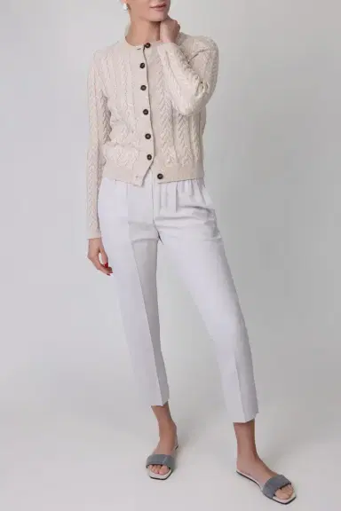 Brunello Cucinelli Classic Pull On Pant | Thumbnail 2 Brunello Cucinelli Classic Pull On Pant | Thumbnail 2