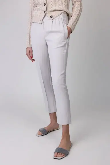 Brunello Cucinelli Classic Pull On Pant | Thumbnail 3 Brunello Cucinelli Classic Pull On Pant | Thumbnail 3