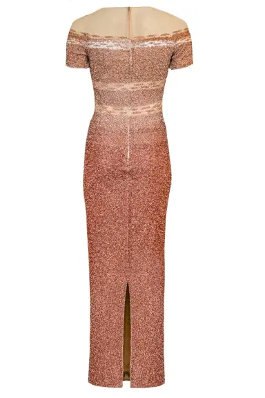 PAMELLA ROLAND Ombre Signature Sequin Gown | Thumbnail 4